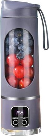 OEM Batidora Port&aacute;til Recargable Por Usb Con 8 Cuchillas, Mini Picadora De Hielo Con Pantalla Digital Y 3 Modos De Funcionamiento