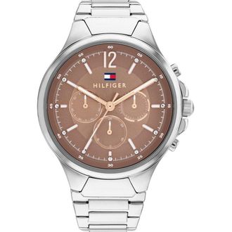 Tommy Hilfiger Sienna Womens Silver Watch 1782596 Stainless Steel - One Size