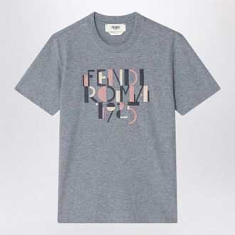 Fendi Grijze Katoenen T-shirt