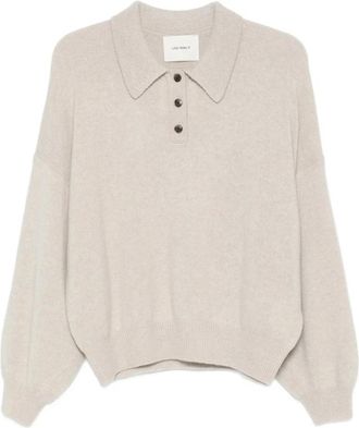 Lisa Yang Sweater - Dames - Cashmere truien - Beige - XS - Kasjmier - Truien & Vesten