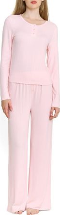Honeydew Intimates Blissful Pointelle Pajamas in Flora at Nordstrom, Size X-Large
