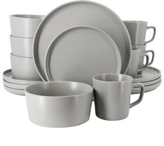 Elama Luxmatte 16 Piece Dinnerware Set