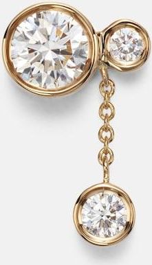 Sophie Bille Brahe Orecchino singolo Grande Lou Diamant in oro 18kt con diamanti