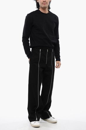 Jil Sander Pantaloni A Vita Alta Con Zip Jil Sander