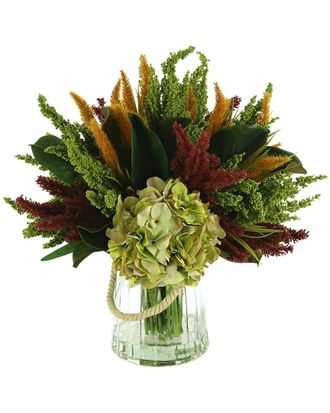 Creative Displays Inc. Autumn Burgundy Pampas Faux Floral Arrangement