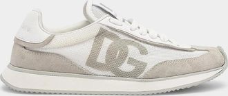 Dolce & Gabbana Mixed-Material DG Cushion Sneakers