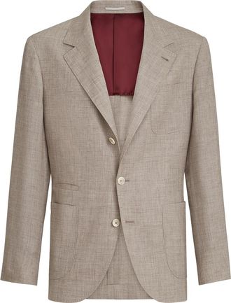 Brunello Cucinelli Deconstructed blazer in Brown at Nordstrom, Size 58 It