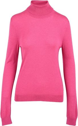 Akep Turtleneck Trui - Dames - Coltruien - Roze - S - Wol - Truien & Vesten