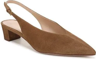 Veronica Beard Pamela Slingback Pump in Chestnut Suede at Nordstrom, Size 7.5