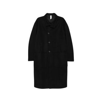 Hev&ograve; Savelletri Coat - - Coats - Uomo - Nero - M