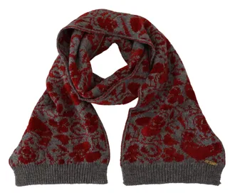 Gianfranco Ferre Knitted Wrap Warmer Womens Shawl Scarf