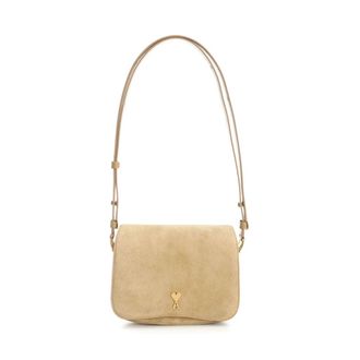 Ami Paris Paris Shoulder Bag - female - Ami Paris - Shoulder Bags - Beige - ONE SIZE - Bags
