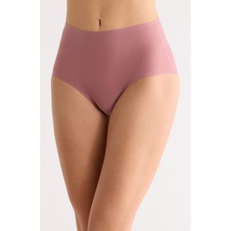 Chantelle Soft Stretch High Waist Briefs in Rose Des Bois at Nordstrom