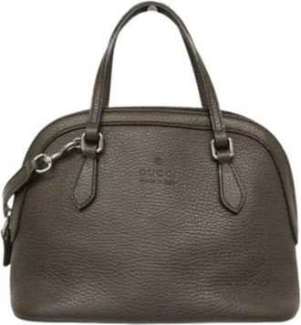 Gucci Pre-owned Handbags, female, Brown, Size: ONE SIZE Pre-owned 341504 Shoulder Bag
