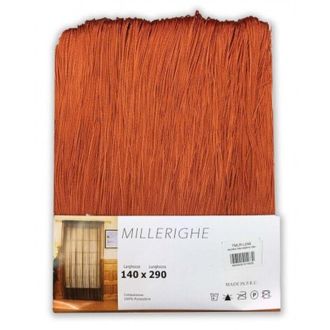 Trade Shop Trade Shop - Cortina Divisoria Decorativa Para Interiores De 140 X 290 Cm Con Hilos Sombreados - Orange