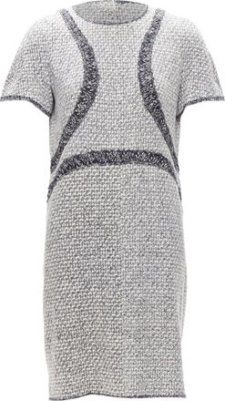Chanel graphic panels Fantasy Tweed shift dress