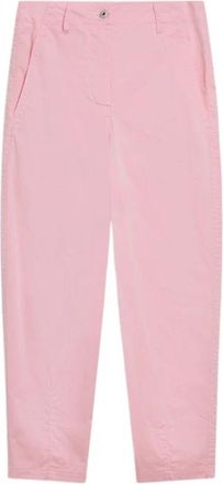Cinque Rechtgesneden Cropped Broek - Dames - Vrijetijds broeken - Roze - S - Polyester - Broeken