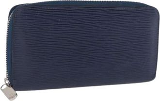 Louis Vuitton Pre-owned Wallets, female, Blue, Size: ONE SIZE Pre-owned Leather Wallet