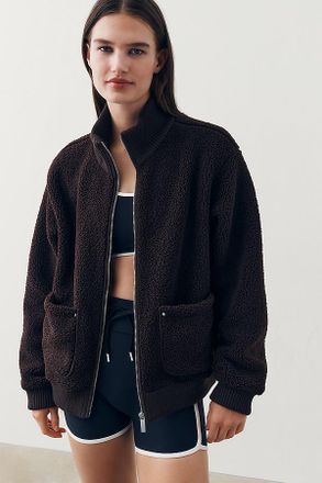 Sweaty Betty Fleece Ribbed Jacket