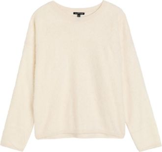 Eileen Fisher Eileen Fisher Brushed Cashmere Jumper - Off White - S/M (UK10-12 / M)