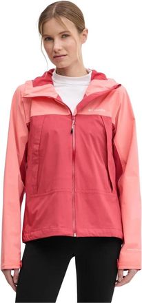Columbia Boulder Falls Jacket - Dames - Outdoorjassen - Roze - L - Polyester - Fitness