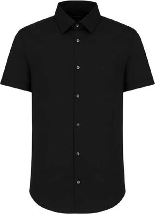 Emporio Armani Short Sleeve Classic Collar Shirt, Size Small