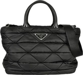 Prada Pre-owned Handbags, female, Black, Size: ONE SIZE Pre-owned Vintage Handbag
