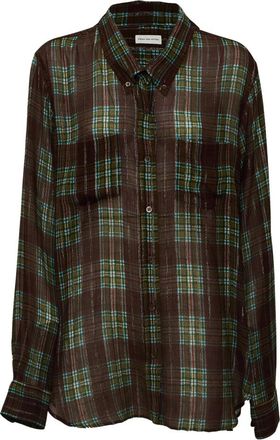 Dries Van Noten Cheers Shirt - Dames - Overhemden - Veelkleurig - XS - Overhemden