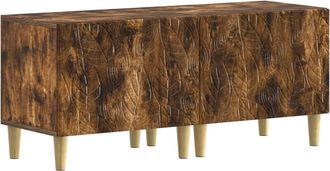 vidaXL Mueble De Tv Roble Ahumado Madera De Ingenier&iacute;a Vidaxl
