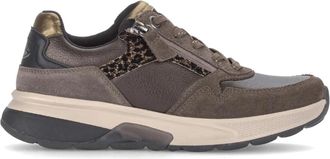 Gabor Rollingsoft Sneakers - Dames - Sneakers - Beige - 40 EU - Leer - Schoenen