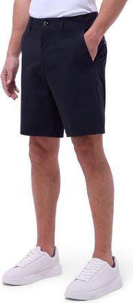 Bugatchi Theo Tech Chino Shorts in Black at Nordstrom, Size 31