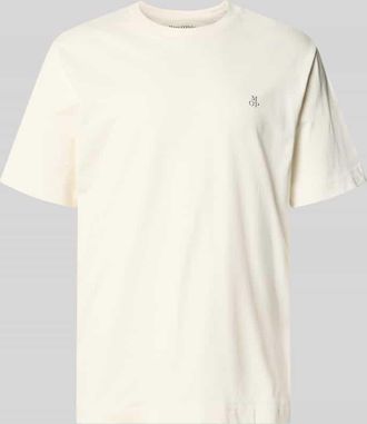 Marc O'Polo Regular Fit T-Shirt aus reiner Baumwolle in Offwhite, Gr&ouml;&szlig;e XXXL