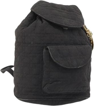 Dior Pre-owned Vintage Rugzak - Dames - Vintage Rugzakken - Zwart - ONE Size - Nylon - Vintage