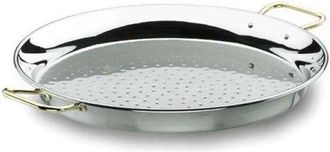 Lacor Paellera Cl&aacute;sica Valenciana Inoxidable 38 Cm 8 Raciones Paellera De Acero