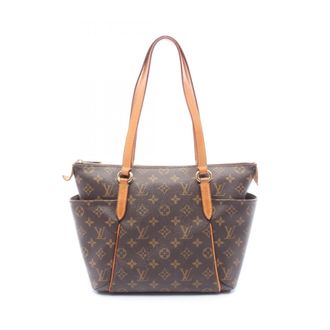 Louis Vuitton Brown Coated Canvas Pvc Monogram Leather Handbag Tote Bag (Pre-Owned)