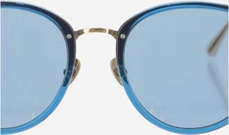 Linda Farrow Womens Light Blue Acetate Sunglasses