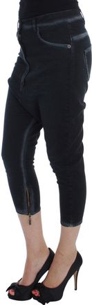 Roberto Cavalli Womens Blue Cotton Stretch Baggy Relax Jeans Clothing