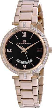 Oceanaut Womens Amaya Black Round 32mm