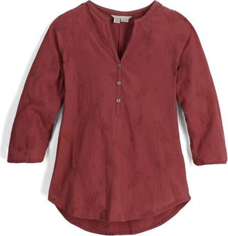Royal Robbins Oasis Tunic II 3/4 Sleeve Bluse f&uuml;r Damen | rot