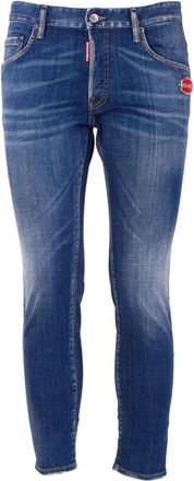 Dsquared2 Blue Jeans voor Heren - Heren - Slim Fit Jeans - Blauw - S - Katoen - Jeans