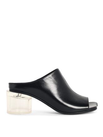 Maison Margiela Anatomic Black Leather Mules
