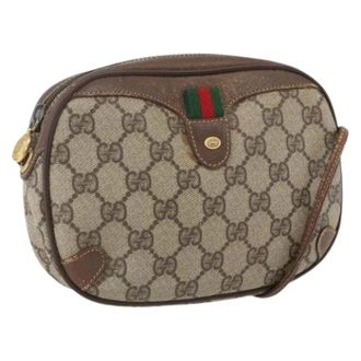 Gucci Pre-owned Cross Body Bags, female, Beige, Size: ONE SIZE Pre-owned Vintage Cross Body Bag