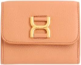 Chlo&eacute; Portafoglio Trifold Piccolo Marcie - Dames - Portefeuilles - Beige - ONE Size - Katoen - Accessoires