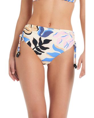 Red Carter Day Dreaming High Waist Swim Bottoms