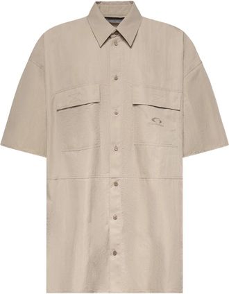 Balenciaga Shirt - Heren - Korte mouwen Overhemden - Beige - L - Overhemden