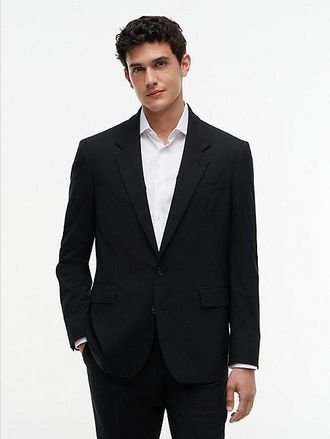 Tommy Hilfiger Tech Regular Fit Wool Blend Blazer