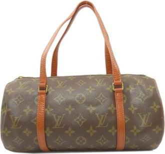 Louis Vuitton Pre-owned Papillon 30 Handtas - Dames - Vintage Handtas - Bruin - ONE Size - Leer - Vintage