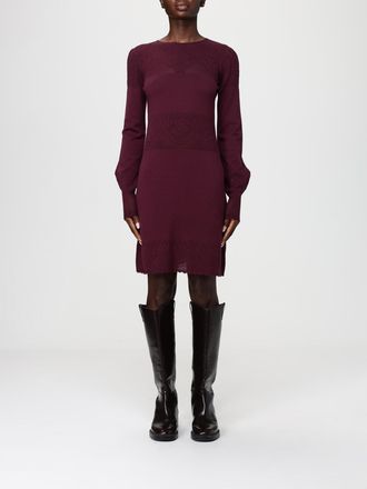 Twinset Abito mini Twinset in misto viscosa traforato