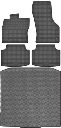 OEM Juego De Alfombrillas De Goma Para Coche Y Maletero Para Skoda Octavia Iii Kombi (2013-2020)