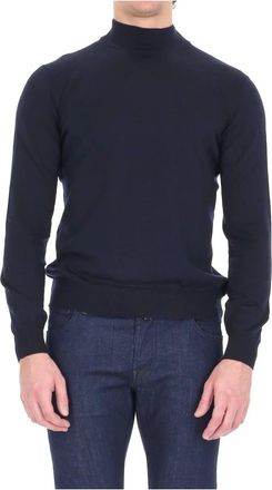 Tagliatore Truien & Vesten, Heren, Blauw, M, Wol, Lionel Turtleneck